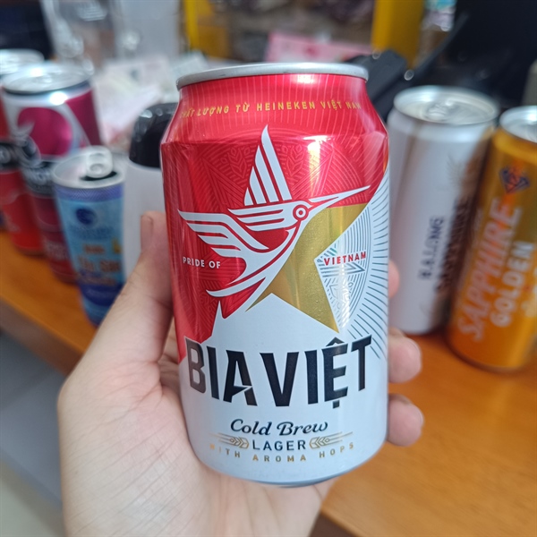 Bia Việt lon 330ml