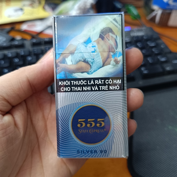 Thuốc lá 3 số 555 bạc ( DS90 ) thu 3k/ vỏ✓