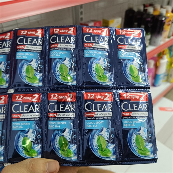 Dầu gội Clear Men gói