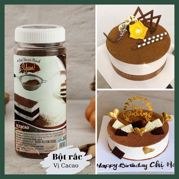 H04 - 300G - Bột Rắc Yum! Vị Ca Cao