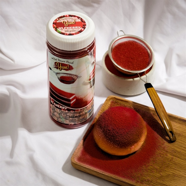 H07 - 300G - Bột Rắc Yum! Vị Cherry