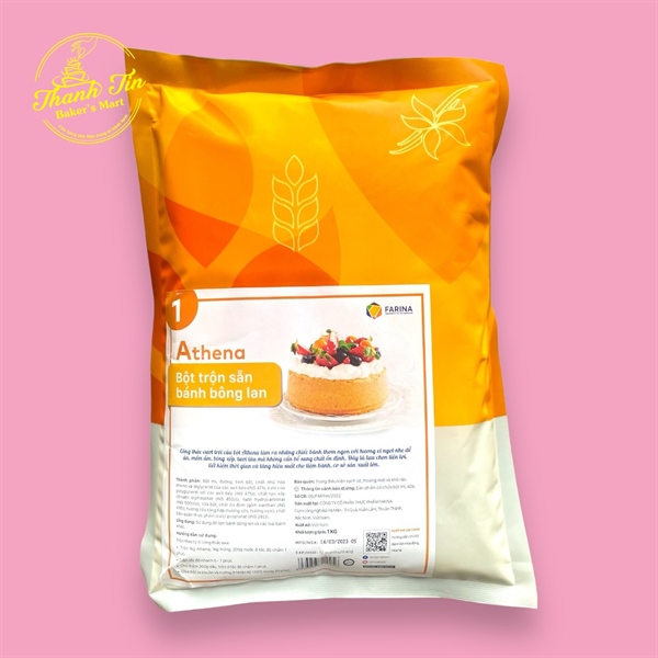 Athena - Bột trộn sẵn bánh bông lan 1kg