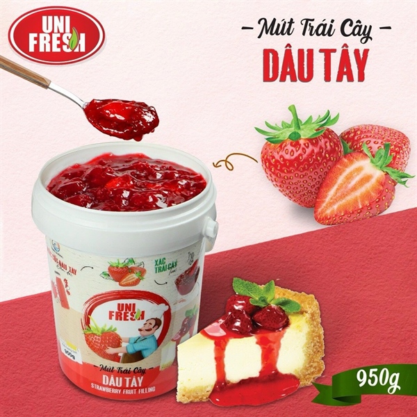 M01 - 950G - Mứt Unifresh Dâu Tây