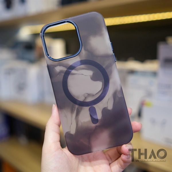 Ốp Likgus loang màu magsafe