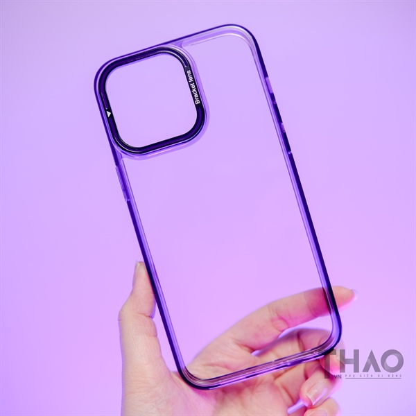 Ốp Likgus viền màu trong suốt, giá đỡ