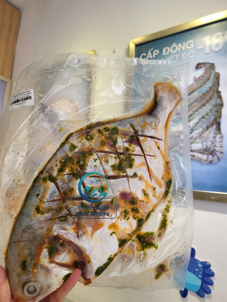 CÁ CHIM TRẮNG ƯỚP MUỐI ỚT XANH