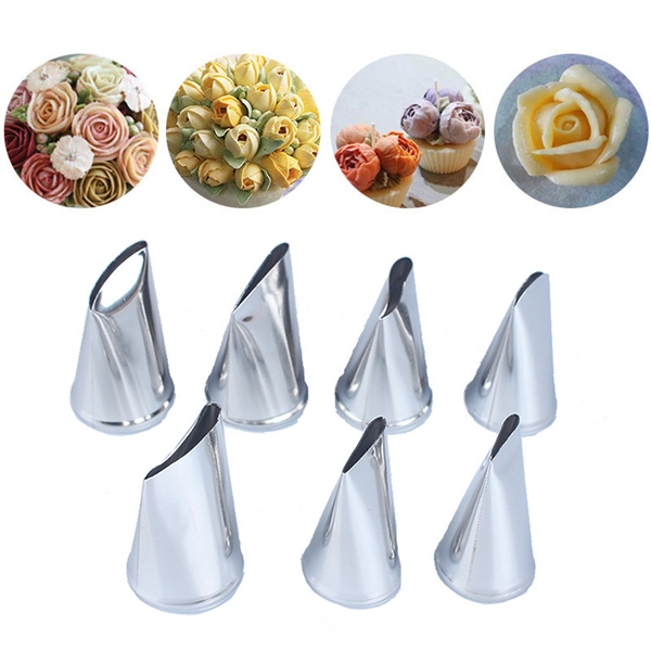 Bộ 5 đuôi bắt kem hoa hồng
