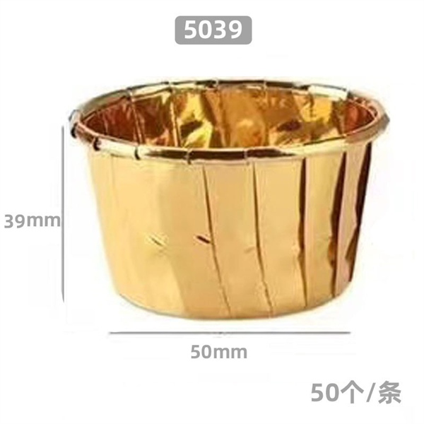 Cup giấy tròn vàng đồng lớn 50c
