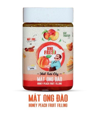 Unifresh Mứt Trái Cây Mật Ong Đào 350G