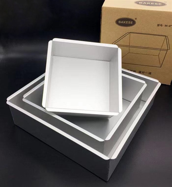 Khuôn vuông đáy rời 6 inc Bakese