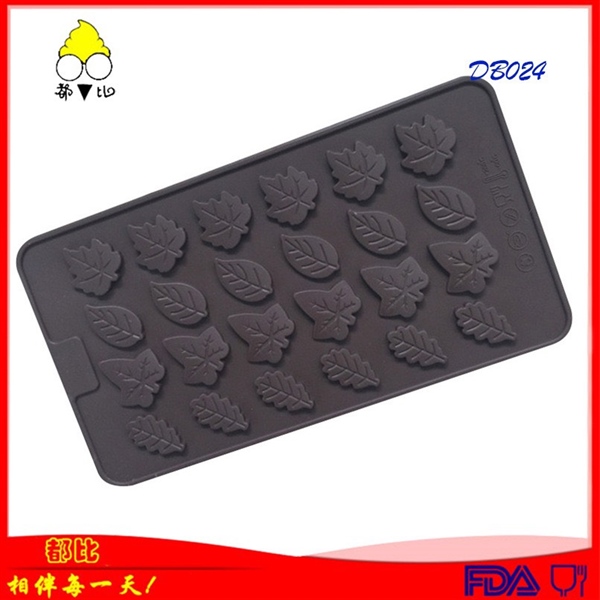 Khuôn silicon 24 lá mỏng