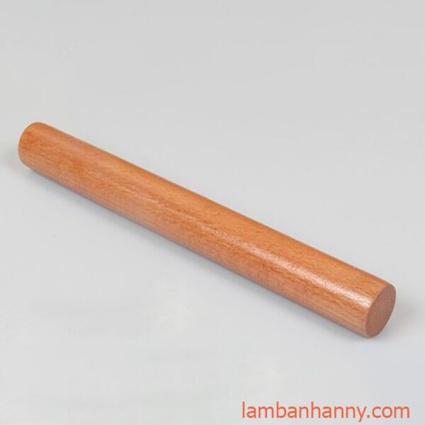 Cán bột gỗ trơn 30cm Vy Quân