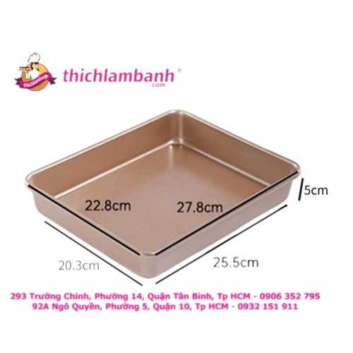 Khuôn chữ nhật đúc 11 inc