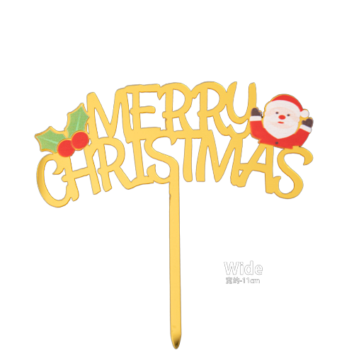 Bảng que cắm Giáng sinh Ông già noel