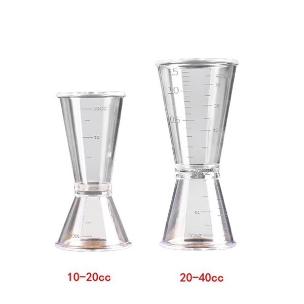 Ly pha chế nhựa 2 đầu 20cc – 40cc