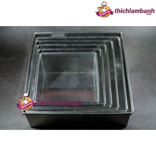 Khuôn vuông đáy rời - 24cm