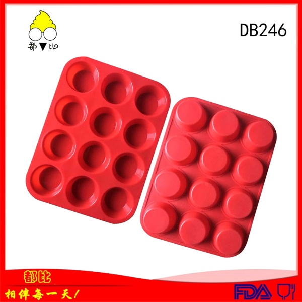 Khuôn cupcake silicon 12 lỗ