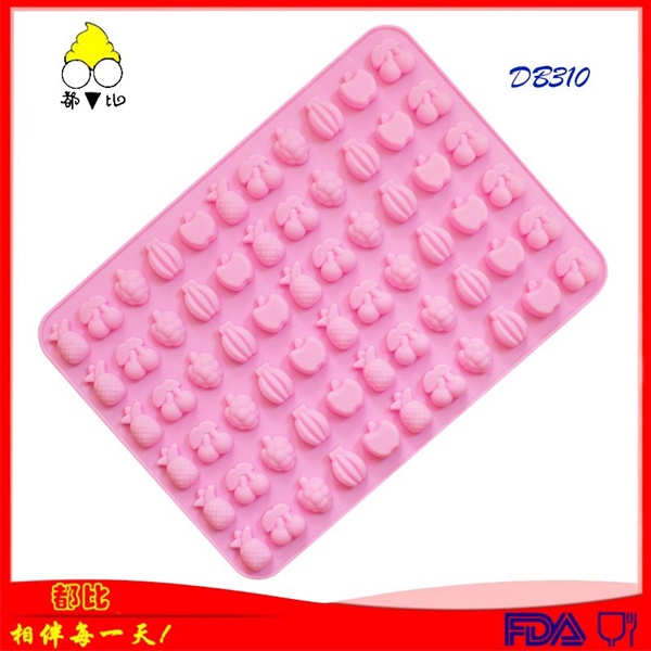 Khuôn silicon 66 trái cây nhí