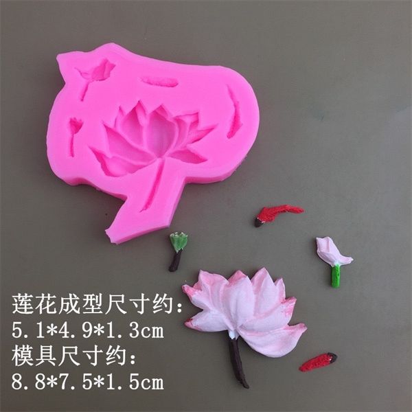 4D Silicon hoa sen nghiêng H8456