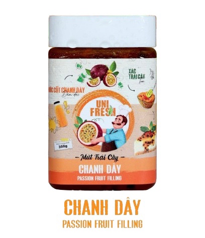 Unifresh Mứt Trái Cây Chanh Dây 350G
