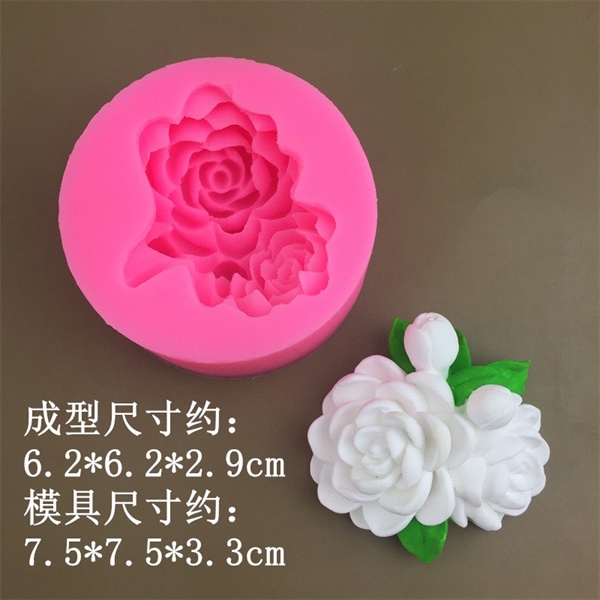 4D Silicon hoa nhài 6.2cm H8545
