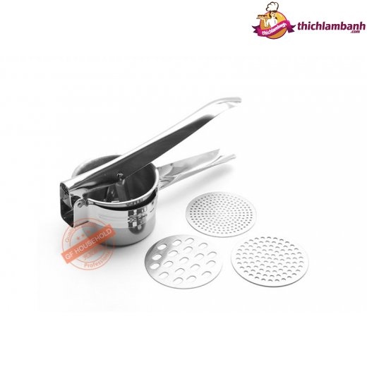 Dụng cụ ép đa năng 3 mặt inox
