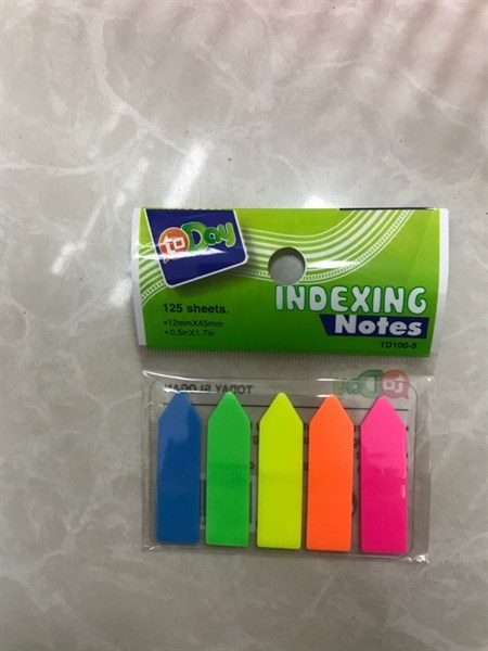 Giấy nhắn 5 màu nhựa Double