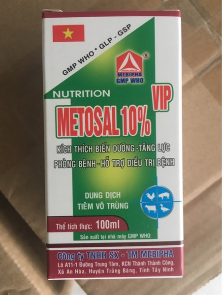 Metosal 10% vip 100ml - MBP