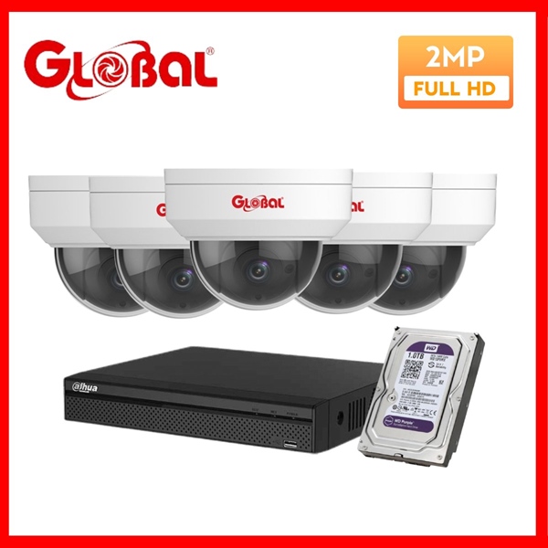 Combo 5 Camera IPC Global 2.0 Mpx