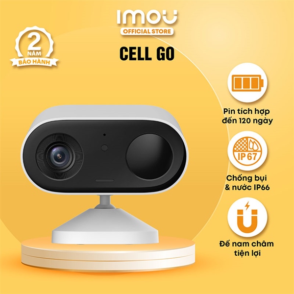 Camera Imou Cell Go dùng pin 2K IPC-B32P-V2