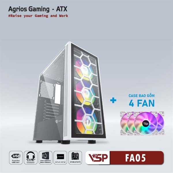 Case Gaming VSP FA05 (White)