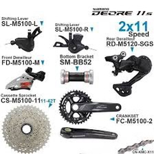 Bộ group Shimano M5100 2x11
