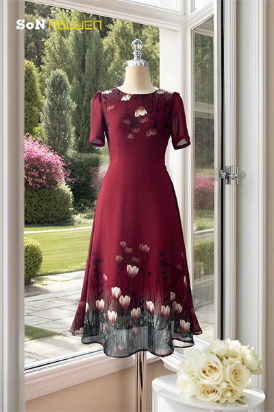 Đầm xoè 35801