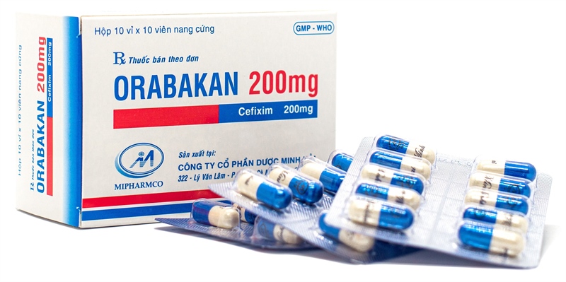 Orabakan cefixim 200mg Minh Hải (h/100v)