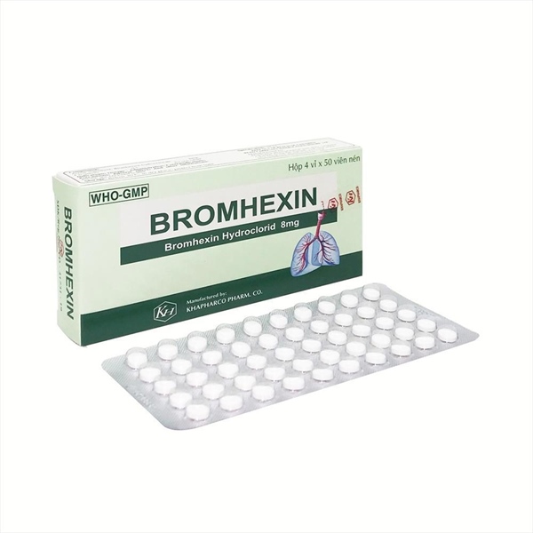 Bromhexin 8mg khapharco (h/200v)