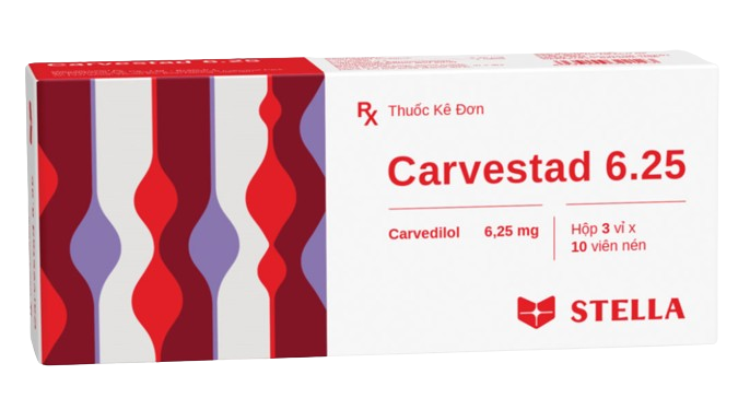Carvestad carvedilol 6.25 stella (h/30v)