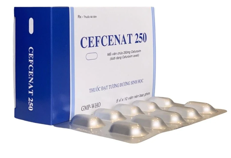 Cefcenat cefuroxim 250mg caplets tipharco (h/50v)