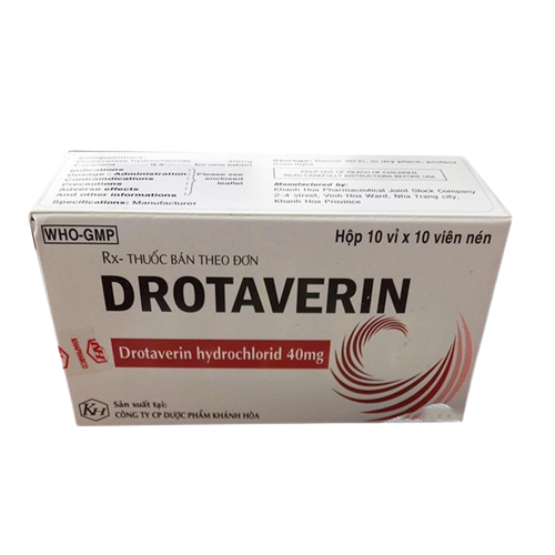 Drotaverin hydroclorid 40mg khapharco (h/100v)