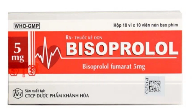 Bisoprolol 5mg khapharco (h/100v)