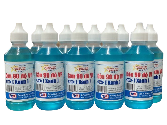 Cồn 90 độ vĩnh phúc (lốc/10c) (xanh)