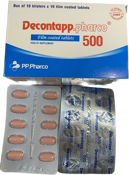 Deconta 500 pp.pharco (hộp/100 viên nén)
