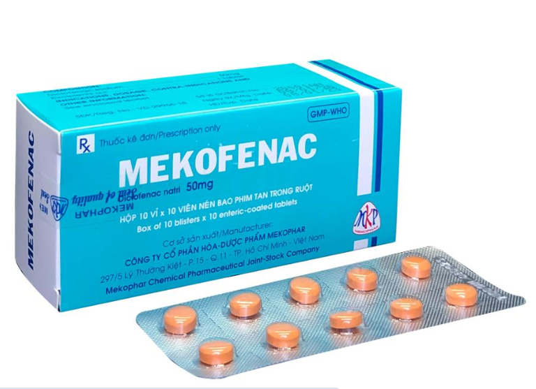 Mekofenac diclofenac 50mg mekophar (h/100v)