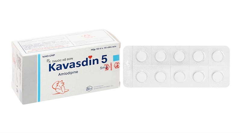 Kavasdin amlodipin 5mg khapharco (h/100v)