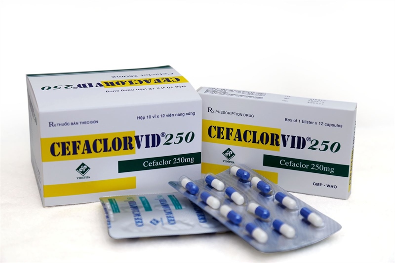 Cefaclorvid Cefaclor 250mg Vidipha (H/120v)