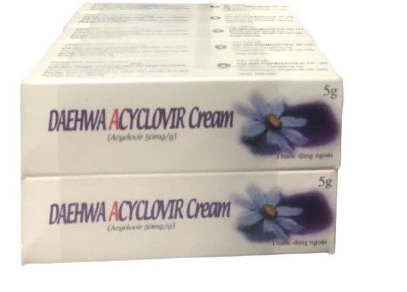 Daehwa acyclovir cream (lốc/10tube/5gram)