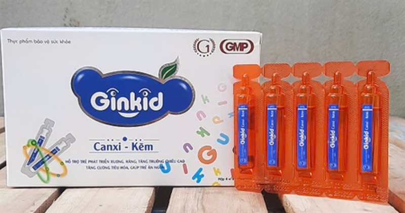 Bổ Xung Canxi Và Kẽm Cho Trẻ Nhỏ Ginkid Abipha (H/20o/5ml)