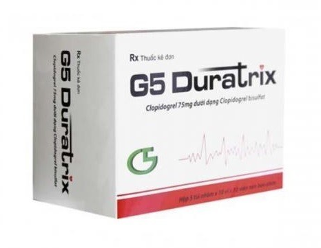 G5 Duratrix Clopidogrel 75mg Hataphar (H/500V)