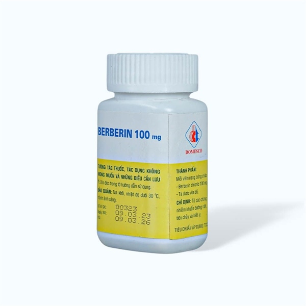 Berberin 100mg cap. domesco (c/100v)