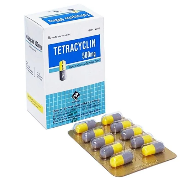 Tetracyclin 500mg vidipha (h/100v)