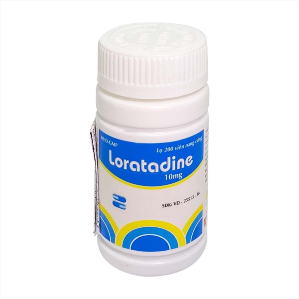 Loratadin 10mg cap. thành nam (c/200v)